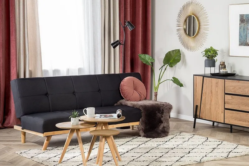 Froya Bäddsoffa 183 cm - Svart - Möbler - Vardagsrum - Bäddsoffor