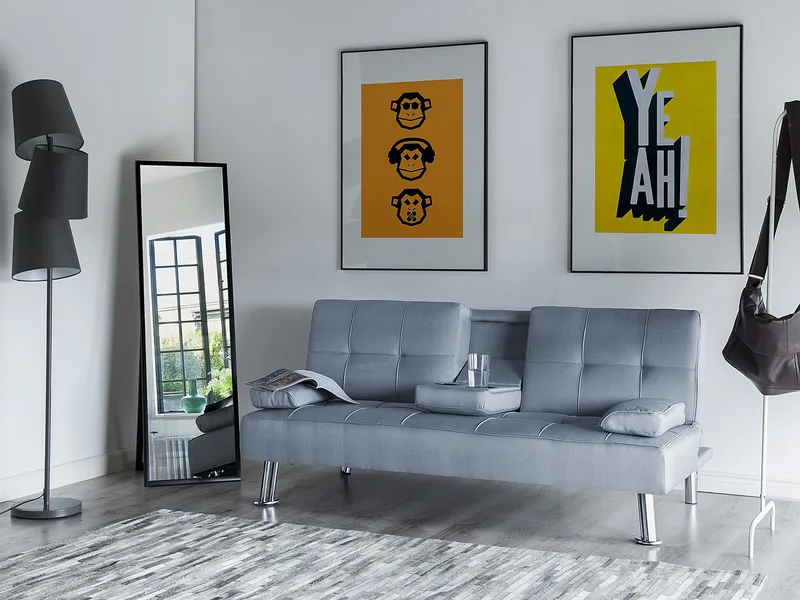3-sits soffa Roxen - Ljusgrå - Möbler - Vardagsrum - Bäddsoffor - 3-sits bäddsoffa