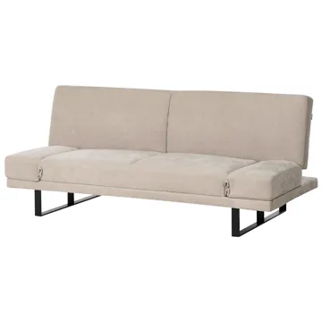 Bäddsoffa York Chenille - Ljusbeige - Möbler - Vardagsrum - Bäddsoffor - 2-sits bäddsoffa