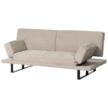 Bäddsoffa York Chenille - Ljusbeige - Möbler - Vardagsrum - Bäddsoffor - 2-sits bäddsoffa