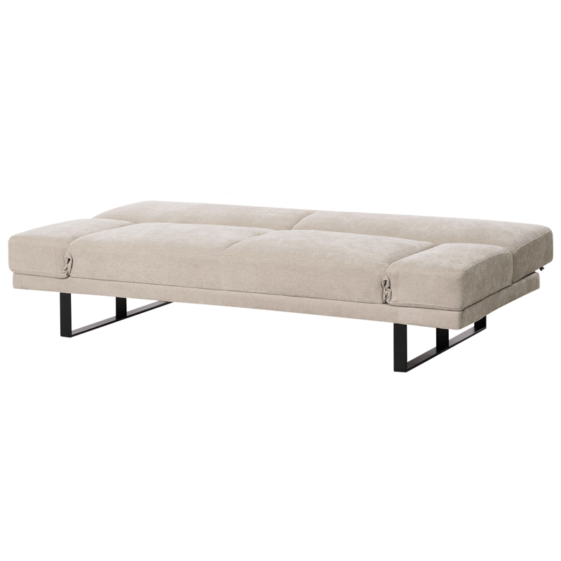 Bäddsoffa York Chenille - Ljusbeige - Möbler - Vardagsrum - Bäddsoffor - 2-sits bäddsoffa