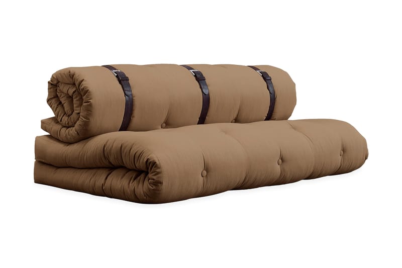 BUCKLE-UP Bäddsoffa Brun - Futon soffa