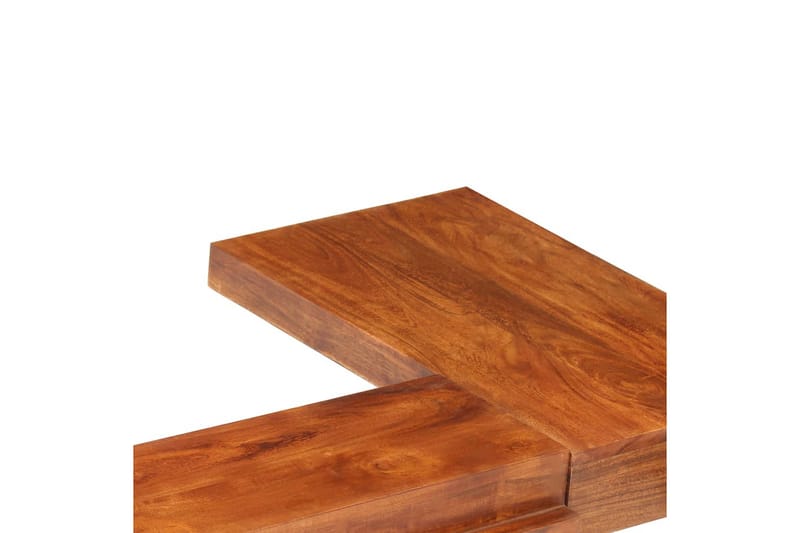 Japansk futonsängram massivt akaciaträ 90x200 cm - Brun - Futon säng