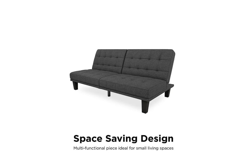 DEXTER Futon Grå - Dorel Home - Möbler - Vardagsrum - Bäddsoffor - Futon - Futon soffa