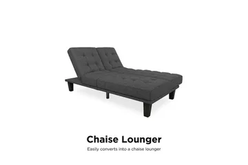 Dexter Futon Grå - Dorel Home - Möbler - Vardagsrum - Bäddsoffor - Futon - Futon soffa