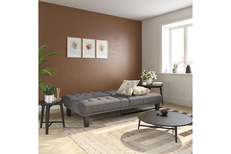 Dexter Futon Grå - Dorel Home - Möbler - Vardagsrum - Bäddsoffor - Futon - Futon soffa
