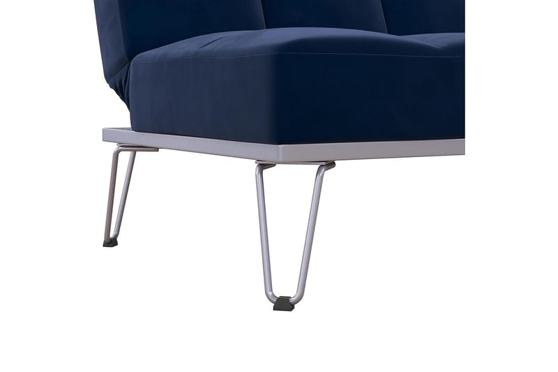 ELLE Futon Sammet/Blå - Novogratz - Möbler - Vardagsrum - Bäddsoffor - Futon - Futon soffa