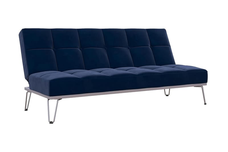 ELLE Futon Sammet/Blå - Novogratz - Möbler - Vardagsrum - Bäddsoffor - Futon - Futon soffa