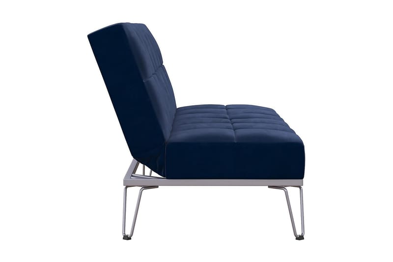 ELLE Futon Sammet/Blå - Novogratz - Möbler - Vardagsrum - Bäddsoffor - Futon - Futon soffa