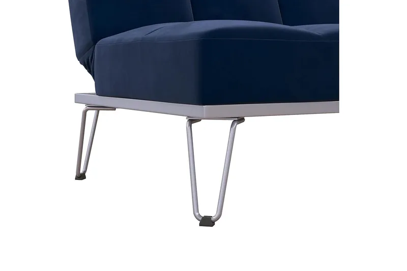 Elle Futon Sammet/Blå - Novogratz - Möbler - Vardagsrum - Bäddsoffor - Futon - Futon soffa