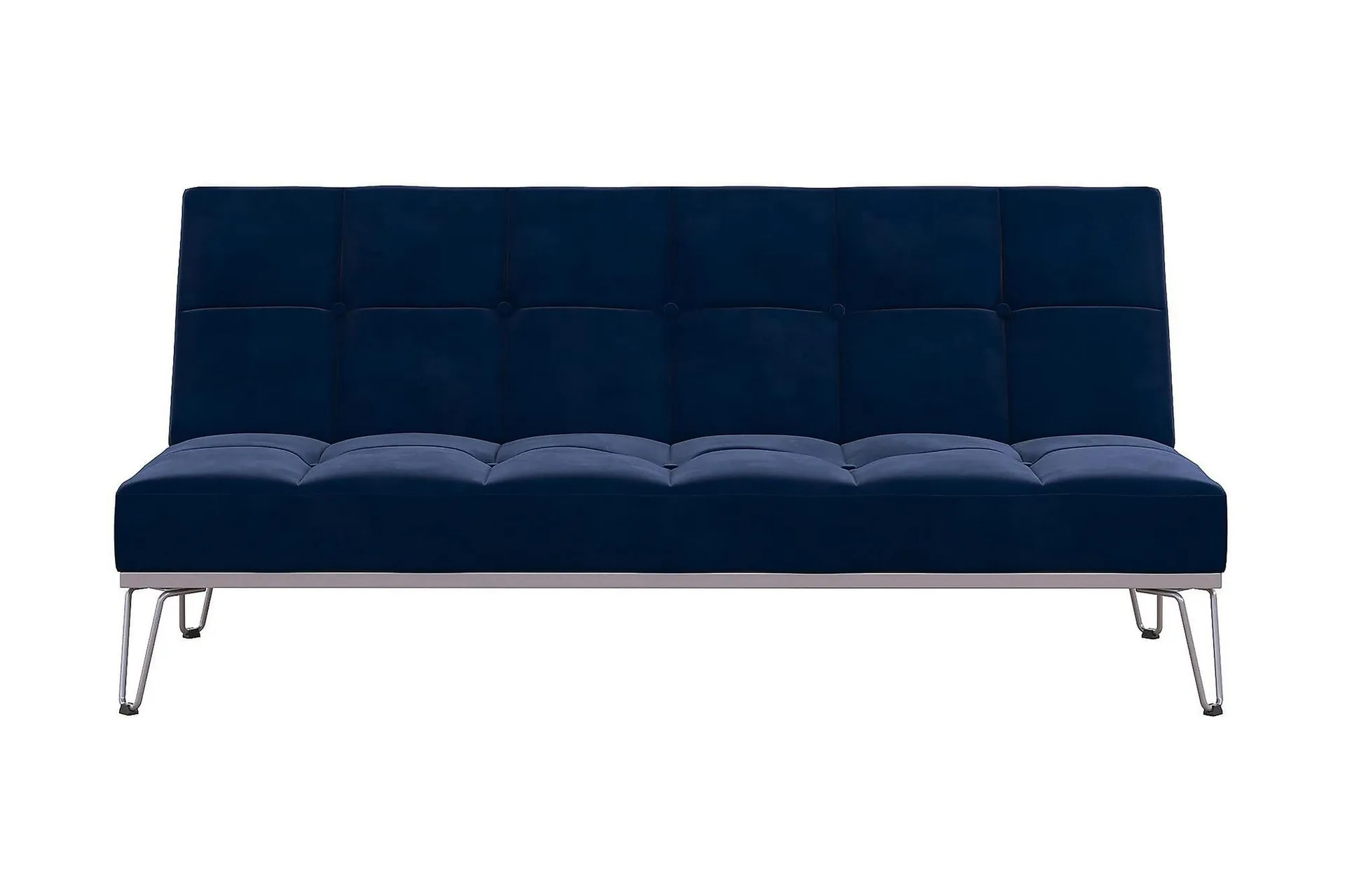 elle futon sammet/blå - novogratz