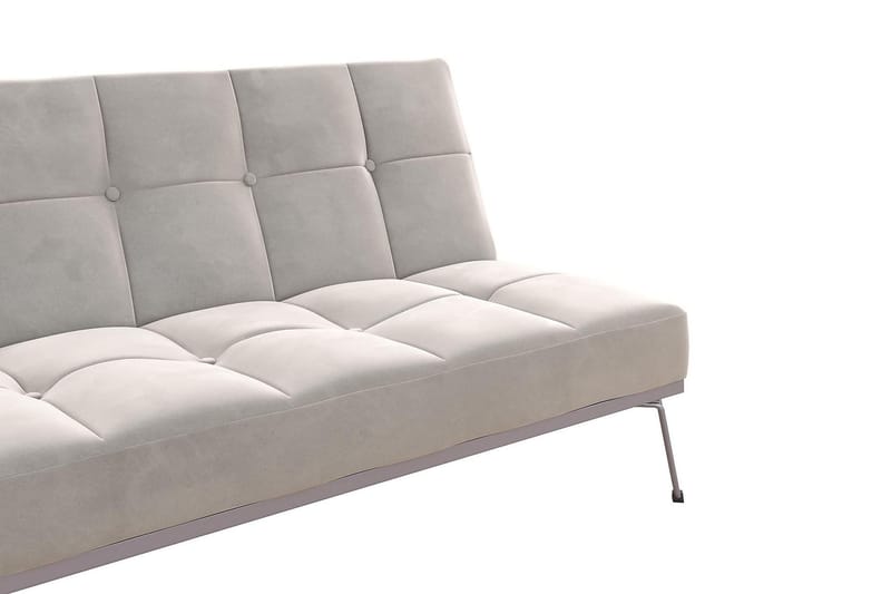ELLE Futon Sammet/Grå - Novogratz - Möbler - Vardagsrum - Bäddsoffor - Futon - Futon soffa
