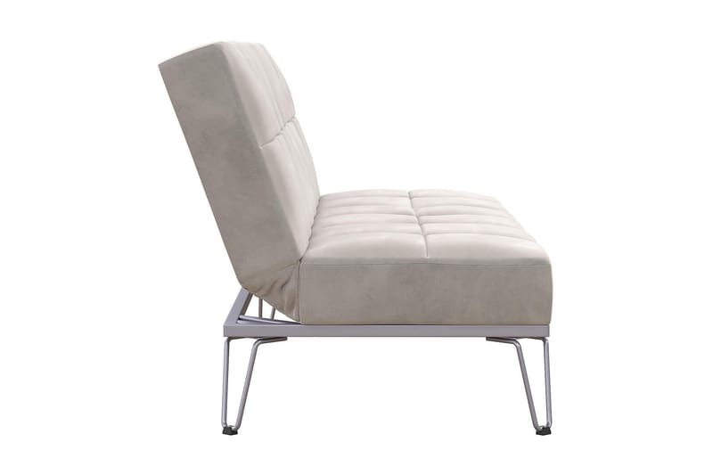 ELLE Futon Sammet/Grå - Novogratz - Möbler - Vardagsrum - Bäddsoffor - Futon - Futon soffa