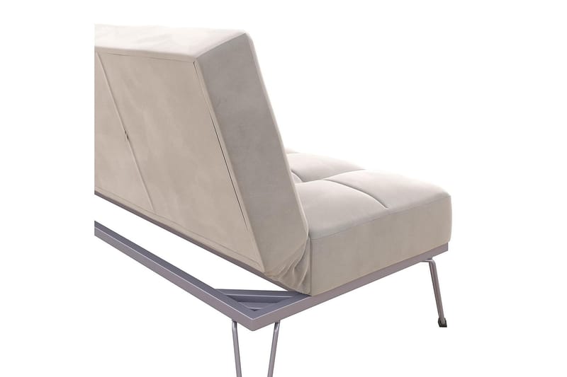 ELLE Futon Sammet/Grå - Novogratz - Möbler - Vardagsrum - Bäddsoffor - Futon - Futon soffa