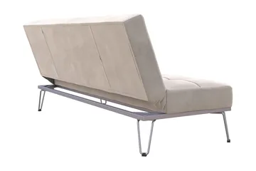 Elle Futon Sammet/Grå - Novogratz - Möbler - Vardagsrum - Bäddsoffor - Futon - Futon soffa
