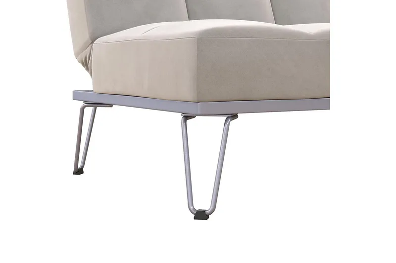 Elle Futon Sammet/Grå - Novogratz - Möbler - Vardagsrum - Bäddsoffor - Futon - Futon soffa