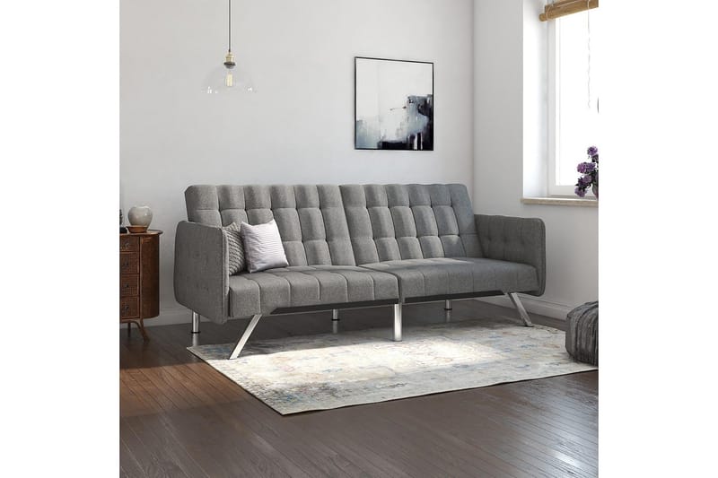 Emily Futon Linnegrå - Dorel Home - Möbler - Vardagsrum - Bäddsoffor - Futon - Futon soffa