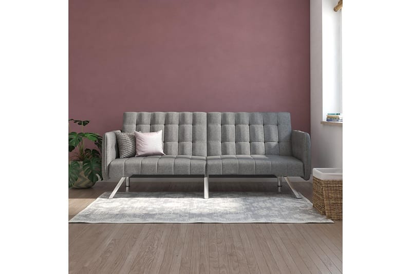 Emily Futon Linnegrå - Dorel Home - Möbler - Vardagsrum - Bäddsoffor - Futon - Futon soffa