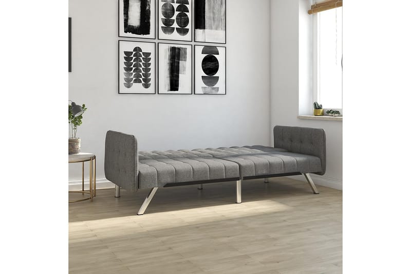 Emily Futon Linnegrå - Dorel Home - Möbler - Vardagsrum - Bäddsoffor - Futon - Futon soffa