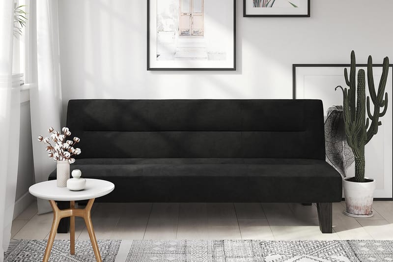 KEBO Futon Svart - Dorel Home - Futon soffa