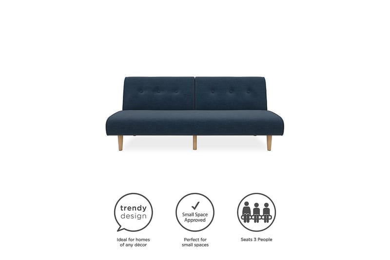 Palm Springs Futon Blå - Novogratz - Möbler - Vardagsrum - Bäddsoffor - Futon - Futon soffa