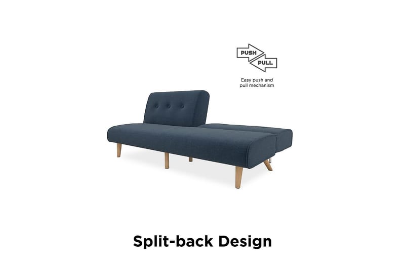 Palm Springs Futon Blå - Novogratz - Möbler - Vardagsrum - Bäddsoffor - Futon - Futon soffa