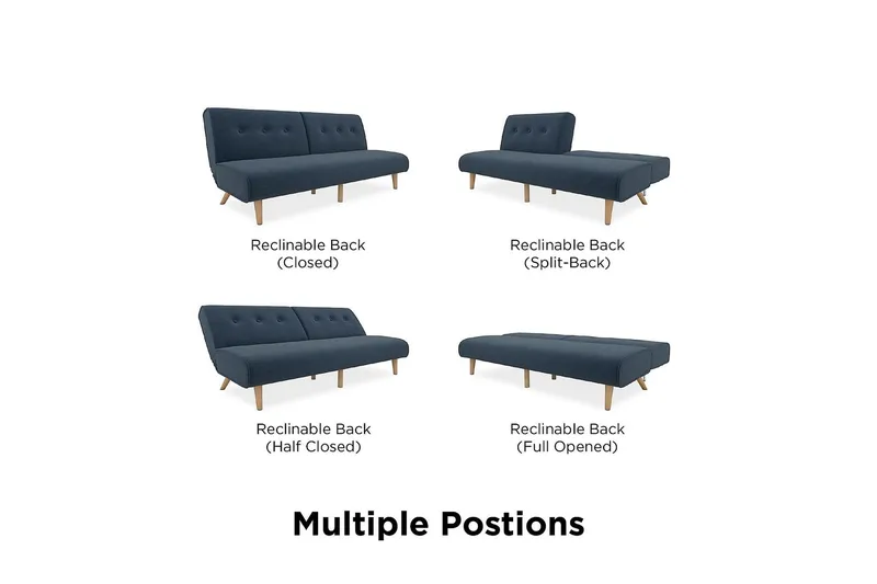 Palm Springs Futon Blå - Novogratz - Möbler - Vardagsrum - Bäddsoffor - Futon - Futon soffa