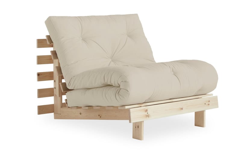 ROOTS RAW Bäddsoffa Beige/Trä/Natur - Karup Design - Futon fåtölj