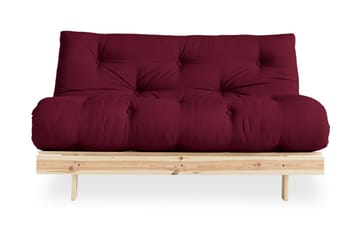 ROOTS RAW Bäddsoffa Bordeaux/Trä/Natur