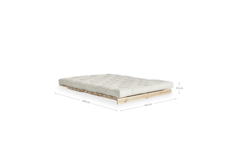 ROOTS RAW Bäddsoffa Grå/Trä/Natur - Karup Design - Futon soffa