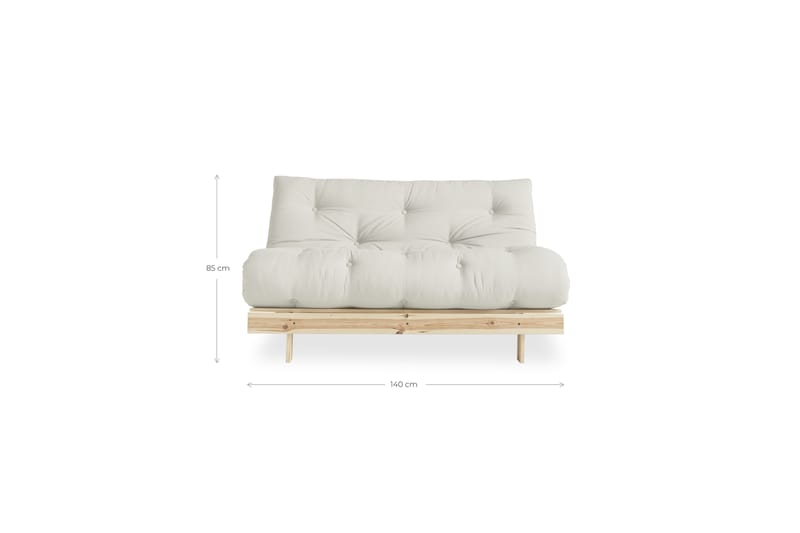 ROOTS RAW Bäddsoffa Grå/Trä/Natur - Karup Design - Futon soffa