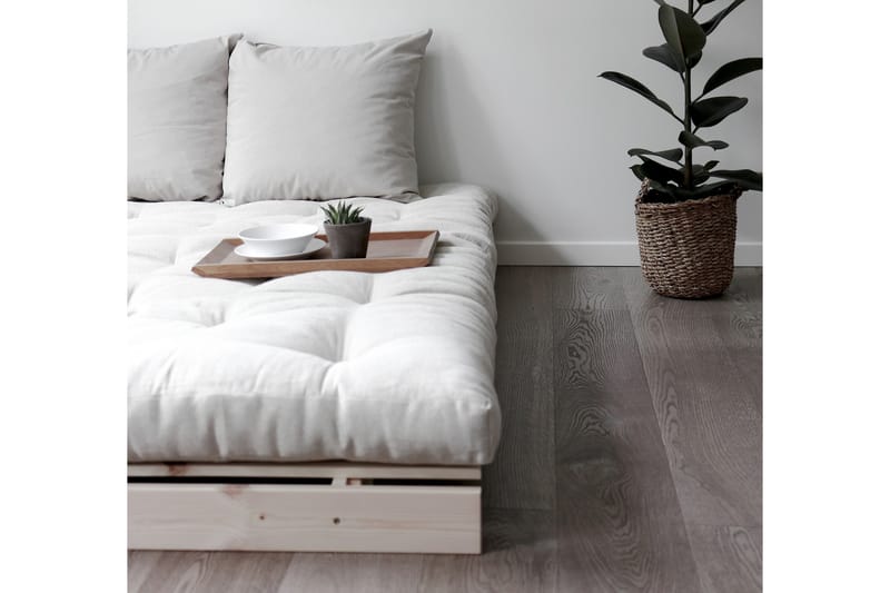 ROOTS RAW Bäddsoffa Grå/Trä/Natur - Karup Design - Futon soffa