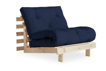 ROOTS RAW Bäddsoffa Navy/Trä/Natur