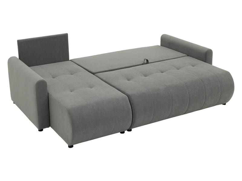 Fynrican 3-sits Bäddsoffa med divan - grå - Möbler - Vardagsrum - Bäddsoffor - Hörnbäddsoffa