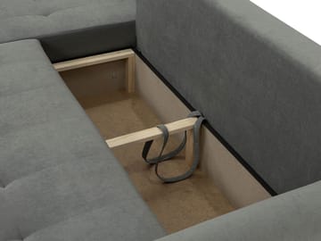 Fynrican 3-sits Bäddsoffa med divan - Polo 875 (brun) - Möbler - Vardagsrum - Bäddsoffor