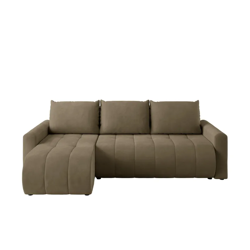 Fynrican 3-sits Bäddsoffa med divan, Polo 875 (brun)