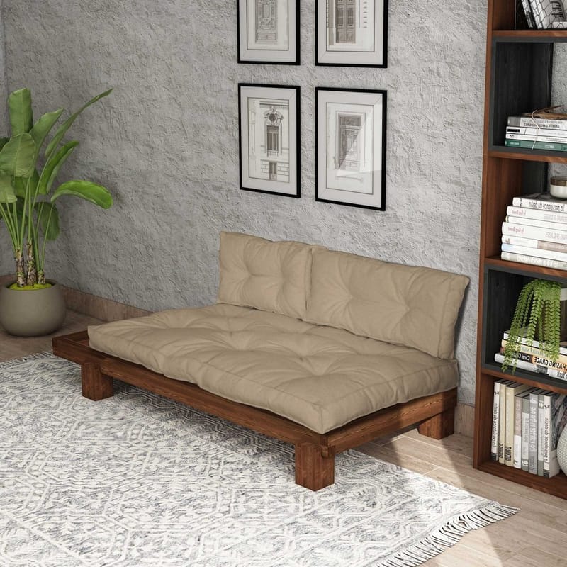 Fynros 2-sits Bäddsoffa - Beige - Möbler - Vardagsrum - Bäddsoffor