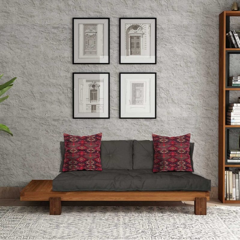 Fynros 2-sits Bäddsoffa - Natur/Antracit - Möbler - Vardagsrum - Bäddsoffor