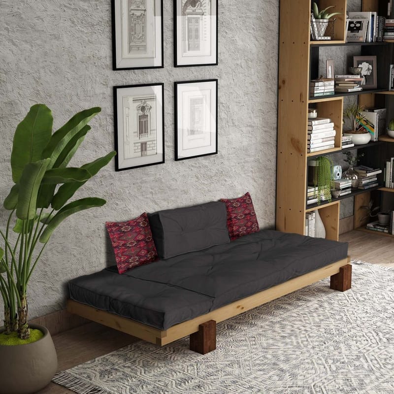 Fynros 2-sits Bäddsoffa - Natur/Antracit - Möbler - Vardagsrum - Bäddsoffor