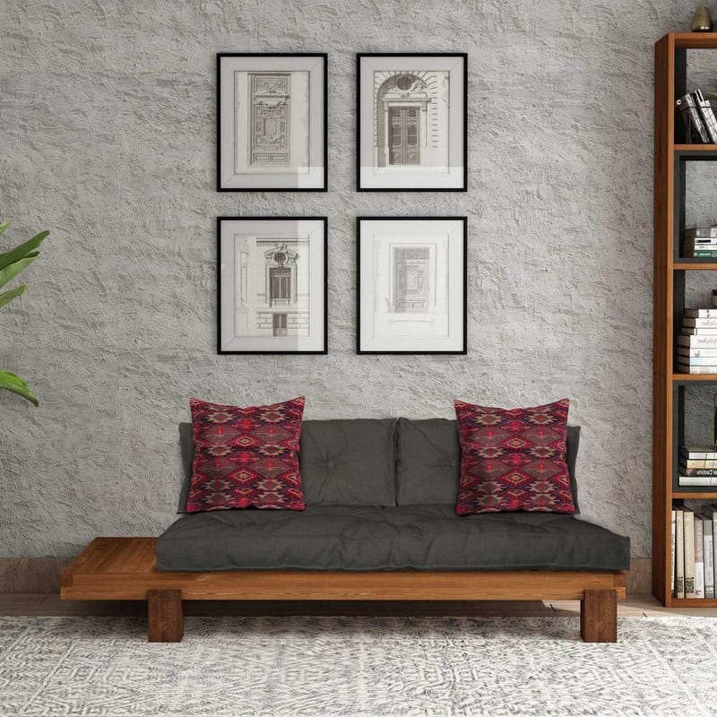 Fynros 2-sits Bäddsoffa - Natur/Antracit - Möbler - Vardagsrum - Bäddsoffor