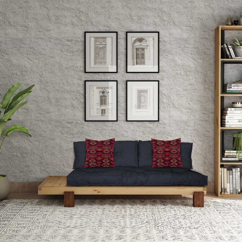Fynros 2-sits Bäddsoffa - Natur/Antracit - Möbler - Vardagsrum - Bäddsoffor