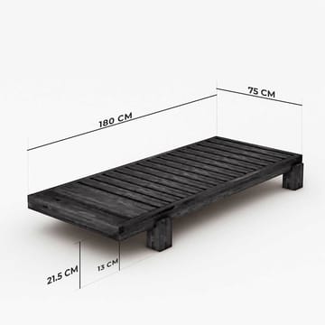 Fynros 2-sits Bäddsoffa - Natur/Marinblå - Möbler - Vardagsrum - Bäddsoffor