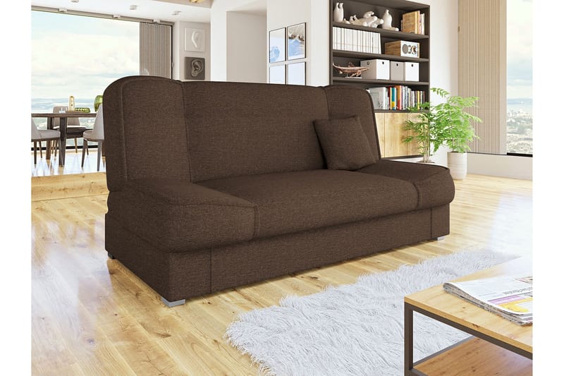 Gabi Soffa 175x80x80 cm - Brun - Möbler - Vardagsrum - Bäddsoffor - 4-sits bäddsoffa