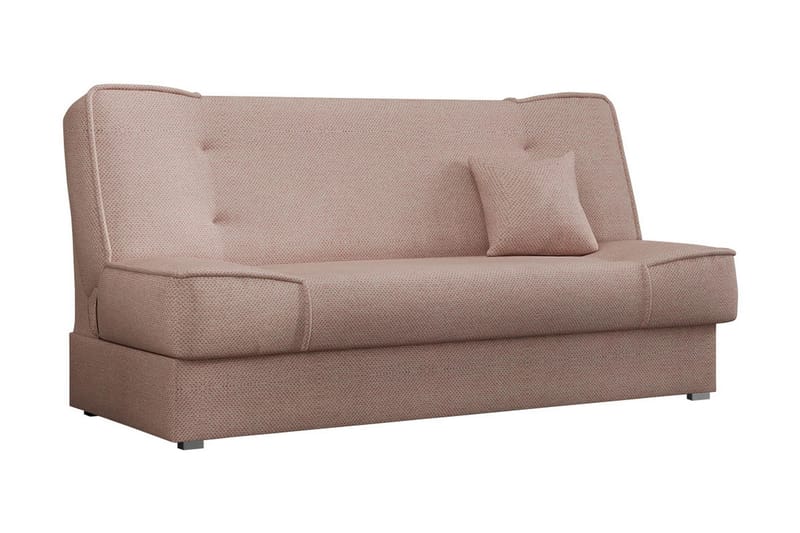 Gabi Soffa 175x80x80 cm - Rosa - 4-sits bäddsoffa - Bäddsoffor