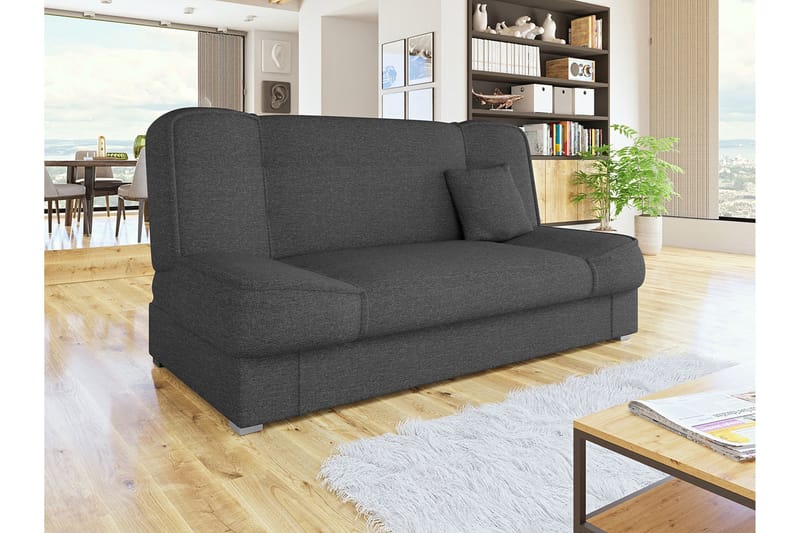 Gabi Soffa 175x80x80 cm - Svart - Möbler - Vardagsrum - Bäddsoffor - 4-sits bäddsoffa