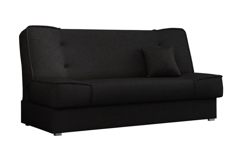 Gabi Soffa 175x80x80 cm - Svart - Möbler - Vardagsrum - Bäddsoffor - 4-sits bäddsoffa