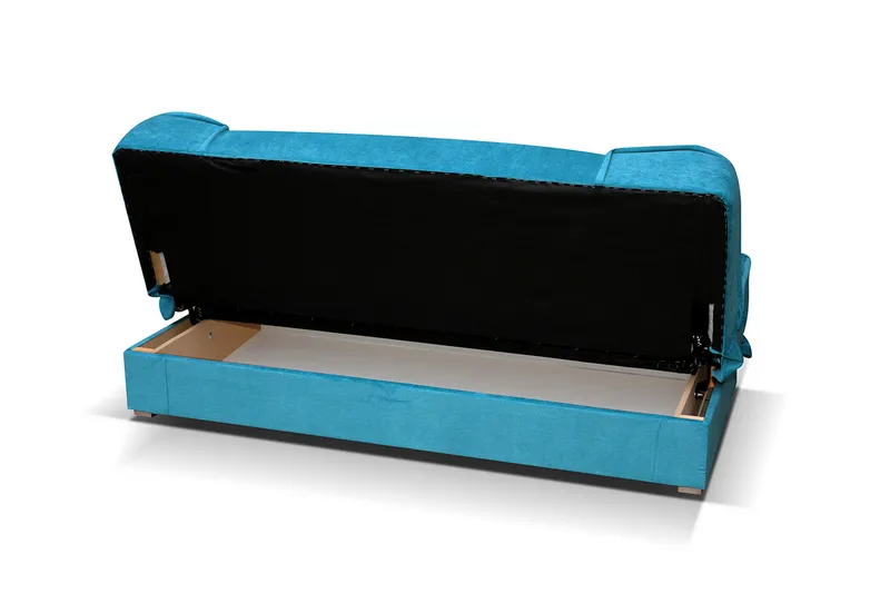 Gabi Soffa 175x80x80 cm - Svart - Möbler - Vardagsrum - Bäddsoffor - 4-sits bäddsoffa