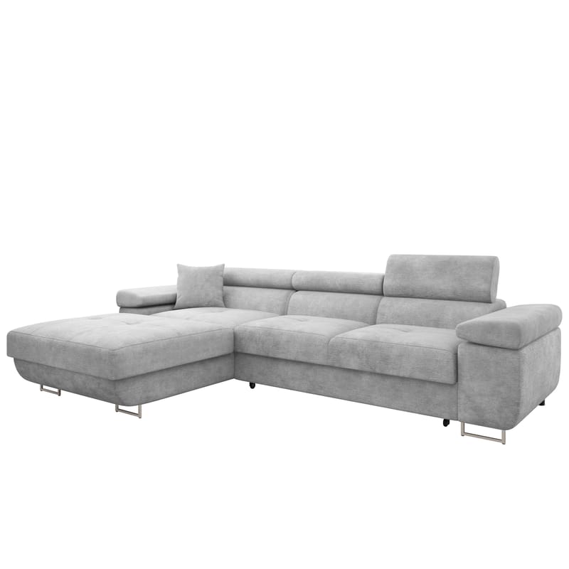 Gabina 3-sits Bäddsoffa med divan - grå - Möbler - Vardagsrum - Bäddsoffor - Hörnbäddsoffa
