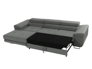 Gabina 3-sits Bäddsoffa med divan - svart - Möbler - Vardagsrum - Bäddsoffor