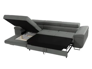 Gabina 3-sits Bäddsoffa med divan - svart - Möbler - Vardagsrum - Bäddsoffor